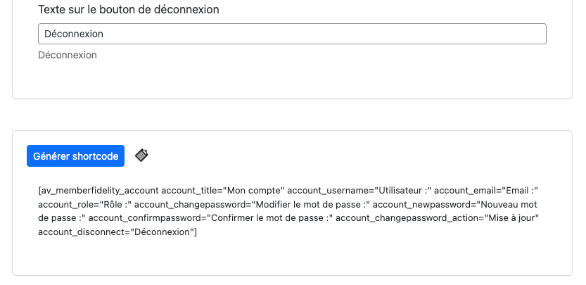 generation short code account